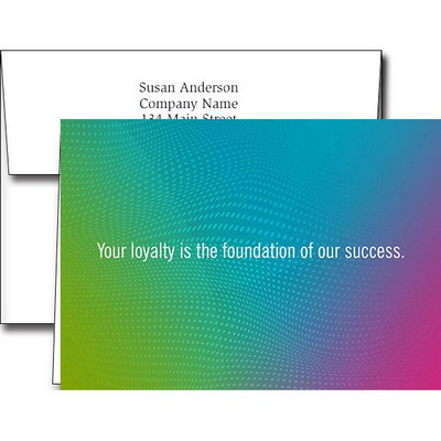Customer Appreciation Greeting Cards w/Imprinted Envelopes