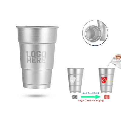 Color-Changing Aluminum Cups