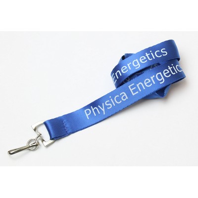 5/8" Royal Blue Nylon Lanyard (15 Mil)