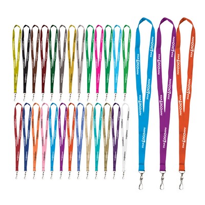 Micro Weave Smooth Dye-Sublimation Lanyards