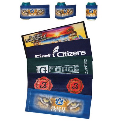 Slap wrap cooler-2 color silk screen-1 side