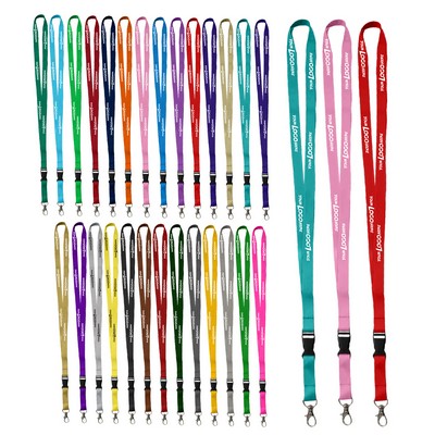 Dye Sublimation Lanyards with Buckle Release