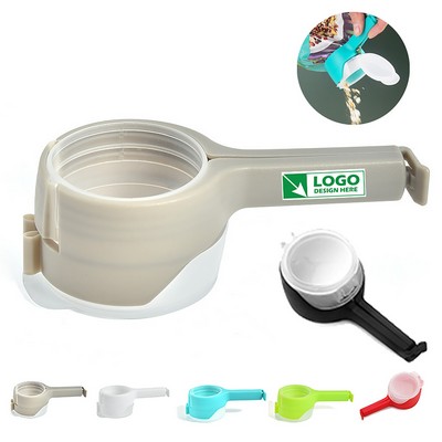 Sealing Clips with Pour Spouts