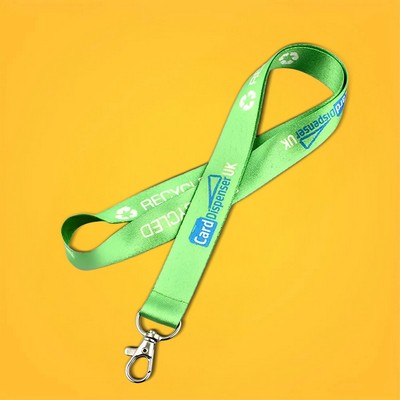 1" Recycled Polyester Lanyard
