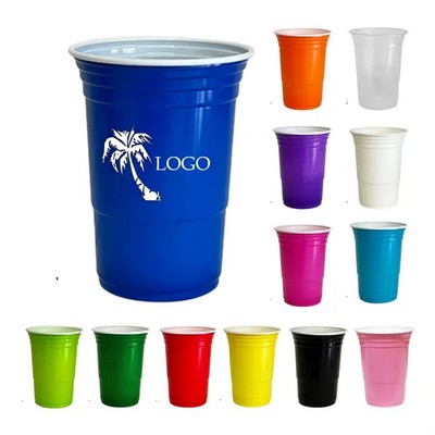 16oz Multicolor Disposable Party Cups(Ocean)