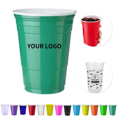 BPA Free Disposable Party Cups Textured Wall Non Slip Grip Cold Beverage