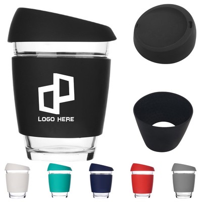 12Oz Eco-Innovative Borosilicate Glass Reusable Classic Cup