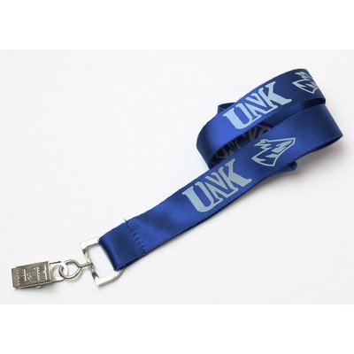 3/4" Navy Blue Nylon Lanyard (20 Mil)