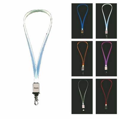 Glowing LED Light-Up Lanyard
