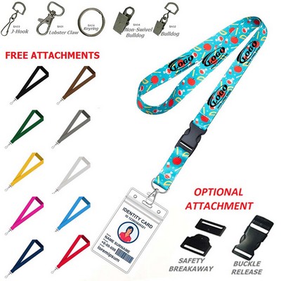 3/4" Sublimated Lanyard