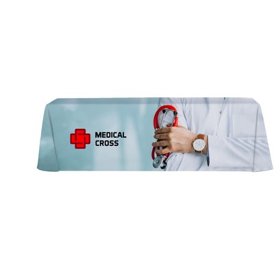 8' Standard 7 oz Fabric Non-Fitted Table Cover