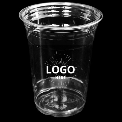 MOQ500 16oz Disposable Clear Plastic Cup