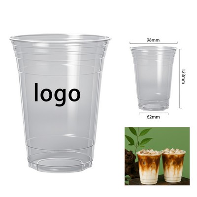 16oz Premium Clear PET Disposable Plastic Cup