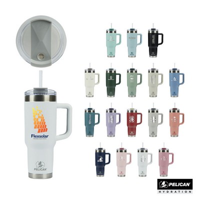 Pelican Porter 40 oz. Recycled Double Wall Stainless Steel Travel Tumbler