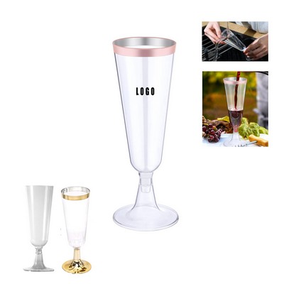 5oz Disposable Plastic Champagne Flute