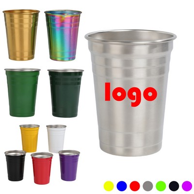 18 oz. Metal Beer Cup