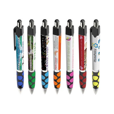 Union Printed - Squared Hive Stylus Click Pen