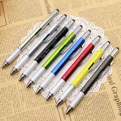 6" 1 Multi Tool Touch Ballpoint Pen