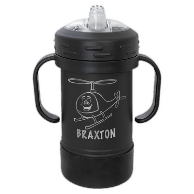 Polar Camel 10 oz. Black Sippy Cup