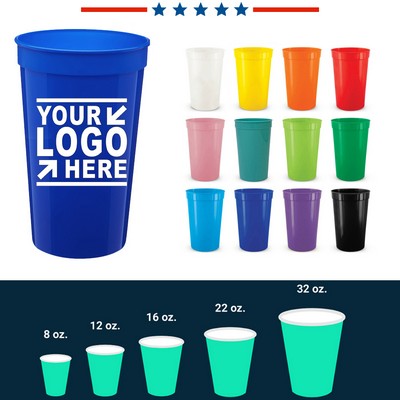 8oz To 32oz Stadium Plastic Cups