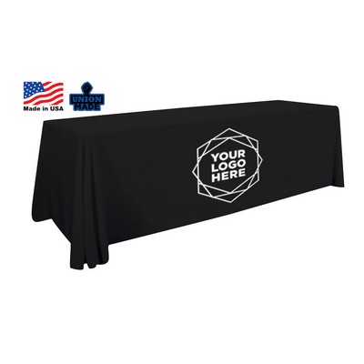 8' 4-Sided Milliken VISA Polyester Display Cloth (Silkscreen Print/ Union)