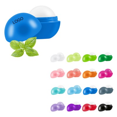 Round Matte Vanilla Scent Lip Balm