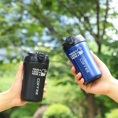14oz Vacuum Travel Tumbler Spill Resistant Custom