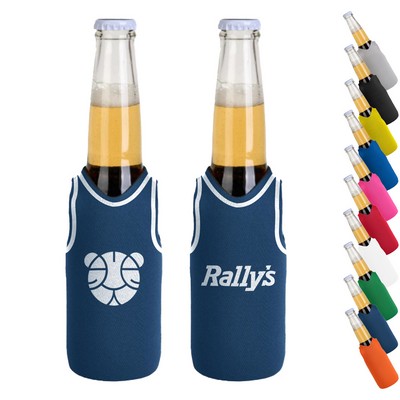 330ML Neoprene V-Neck Vest Shape Bottle Cooler