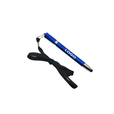 2" 1 Screen Touch Pen With Rope