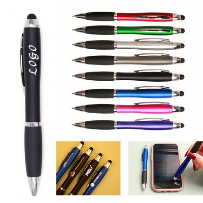 Led Light Stylus Ballpoint Pen
