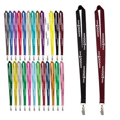 Micro Weave Smooth Dye-Sublimation Lanyards