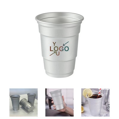 16 Oz Metal Stadium Cup