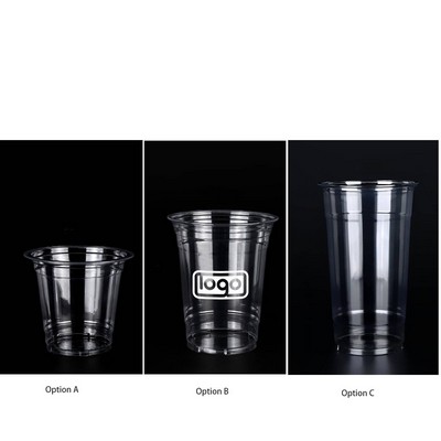 12/16/24/32oz Plastic Clear cups with Lid