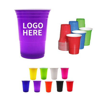 16 Oz. Disposable Plastic Party Tumbler