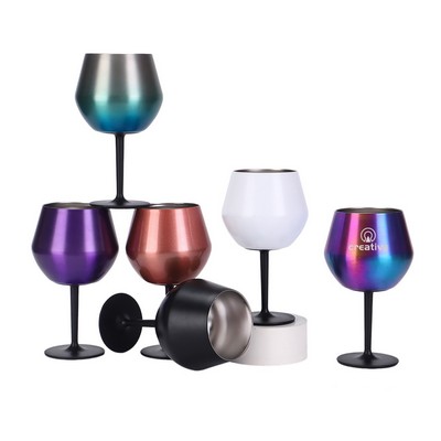 14 OZ Stainless Steel Wine Glass