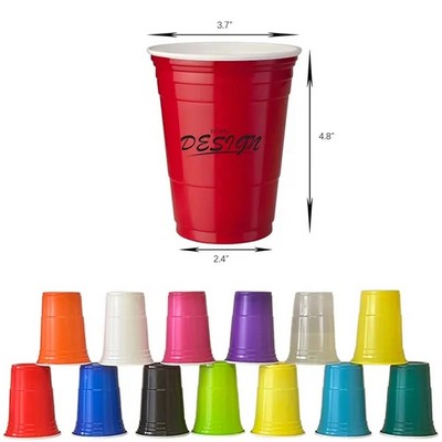 16oz Disposable Party Stadium Cup(Ocean)