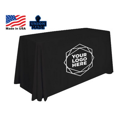4' 4-Sided Milliken VISA Polyester Display Cloth (Silkscreen Print/ Union)
