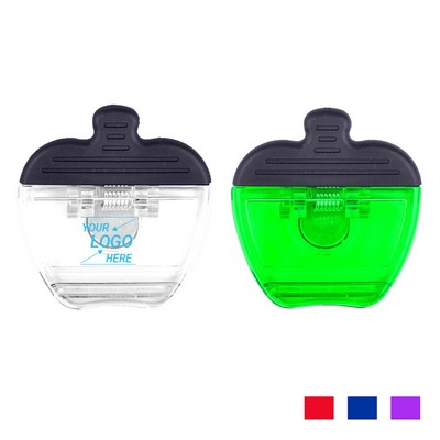 Apple Shaped Plastic Magnetic Clip