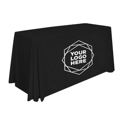 4' 4-Sided Standard Polyester Poplin Display Cloth (Silkscreen Print)