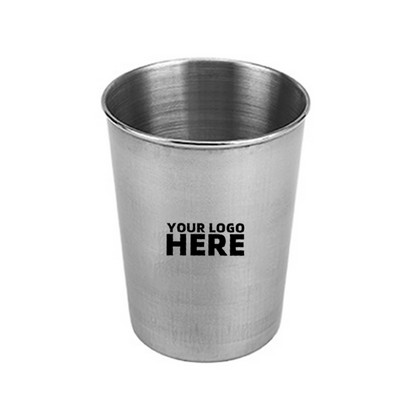 10 Oz. Hop Stainless Steel Crimped Party Beer Pin Cups
