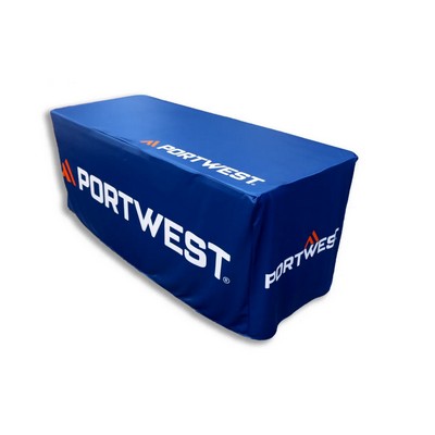 Heavy Duty Tablecloth FITTED 4 Side 4' WRINKLE FREE 250g