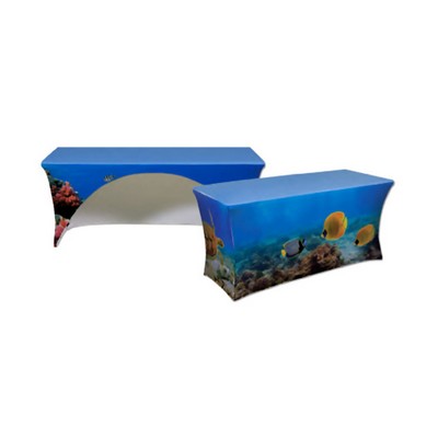 4' 3-Sided Stretch Table Cover