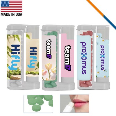 Fizz Flip-Top Duo Sugar Free Mints With SPF 15 Lip Balm