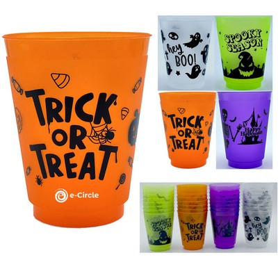 15OZ Halloween Reusable Plastic Cups