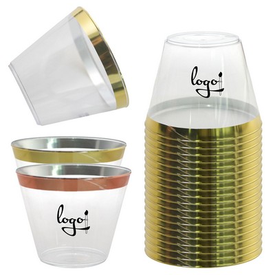 9 oz Disposable Clear Cups
