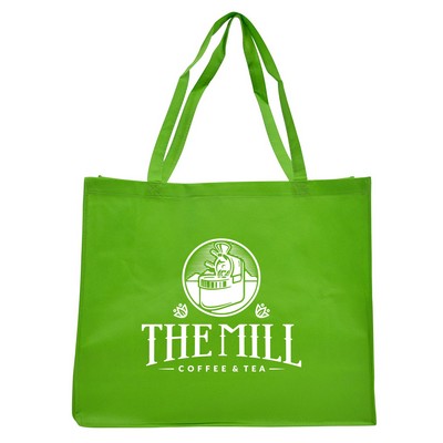Non-Woven PP Spring Green Shopper (19"x7"x16")