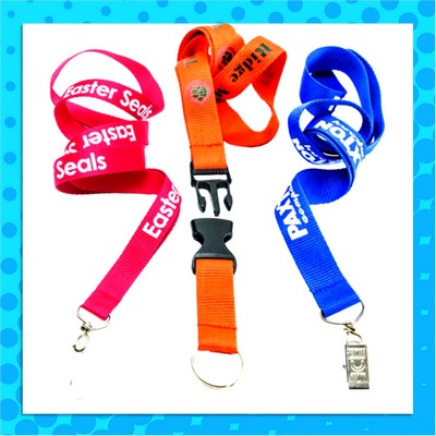 3/4" Polyester Lanyard