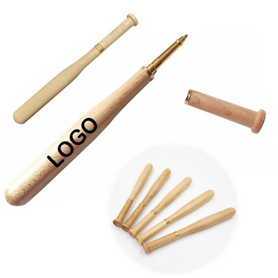 Baseball Bat Wooden Ballpoint Pen