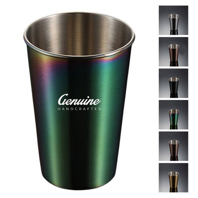 16oz Multicolor Stainless Steel Cup