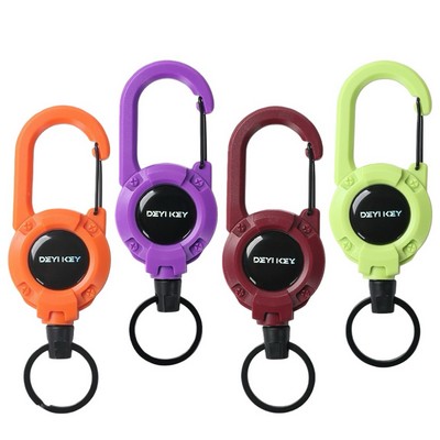 Outdoor Retractable Badge Holder Keychains